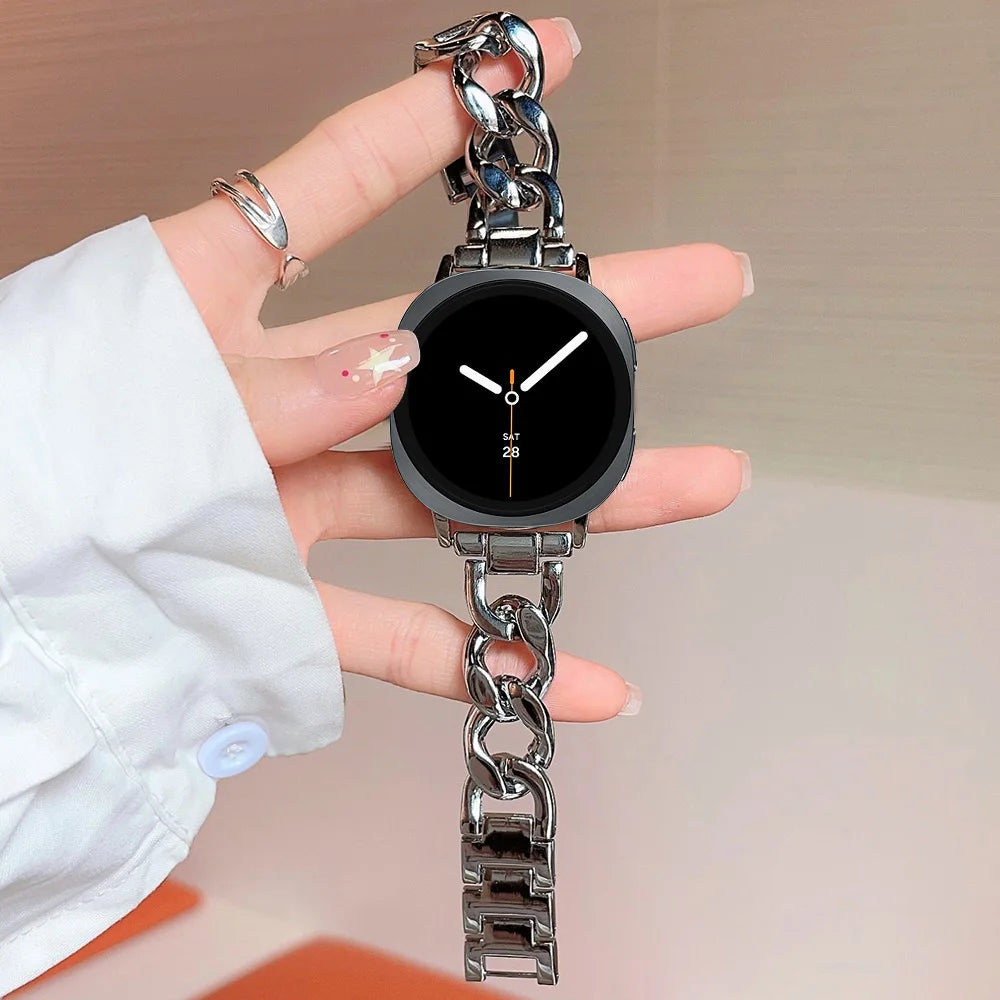 Samsung Galaxy Watch 8/8Classic Ultra Strap Chain Type Bracelet Wristband Watch 8 40MM 44mm 46MM 47MM Band Accessories