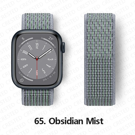 Nylon loop Correa For Apple Watch band 45mm 44mm 46mm 40mm 49mm 41mm 42mm 38mm band Apple Watch Series 6 SE 7 8 9 10 Ultra 2 bands