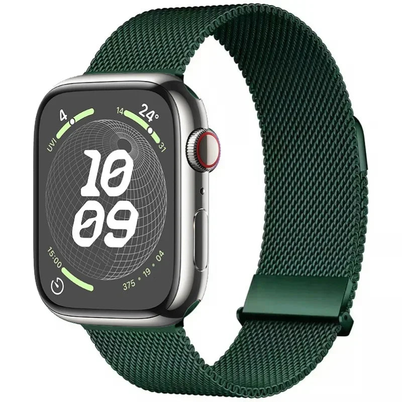 Metal Milanese band For Apple Watch Ultra 2 49mm 11 10 9 8 7 Magnetic band Apple Watch 6 5 SE 46mm 45mm 41mm 44mm 40mm 42mm