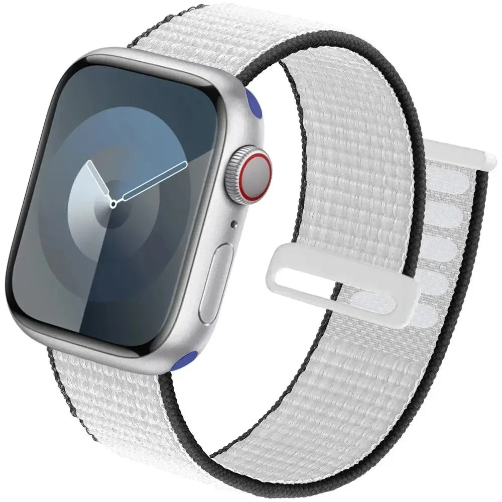 Nylon loop band For Apple Watch band 49mm Ultra 2 44mm 40mm 45mm 41mm 38mm 42mm band for Apple Watch band Series 9 8 SE 7 6 5 4 3