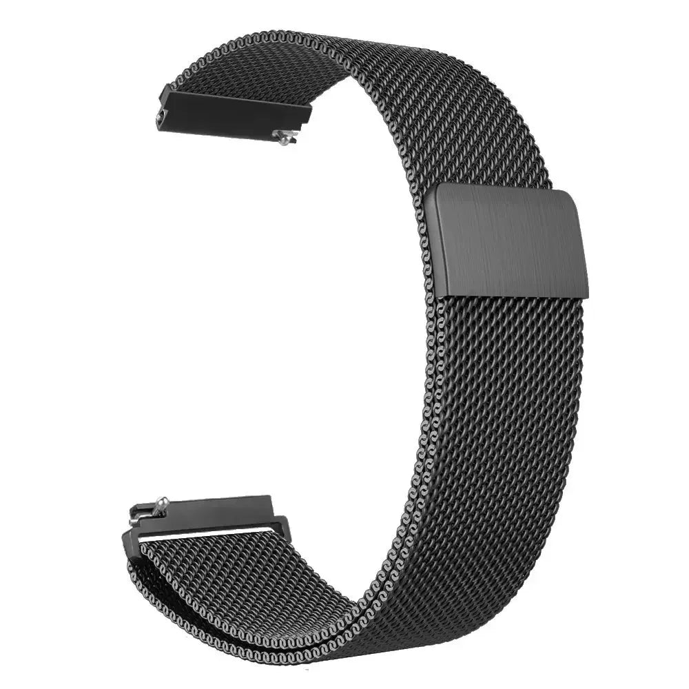 20/22mm Magnetic Milanese Strap for Samsung Galaxy Watch 7 6 5 4 40 44mm Gear S3 Stainless Steel Band for Huawei 4 GT3 Bracelet