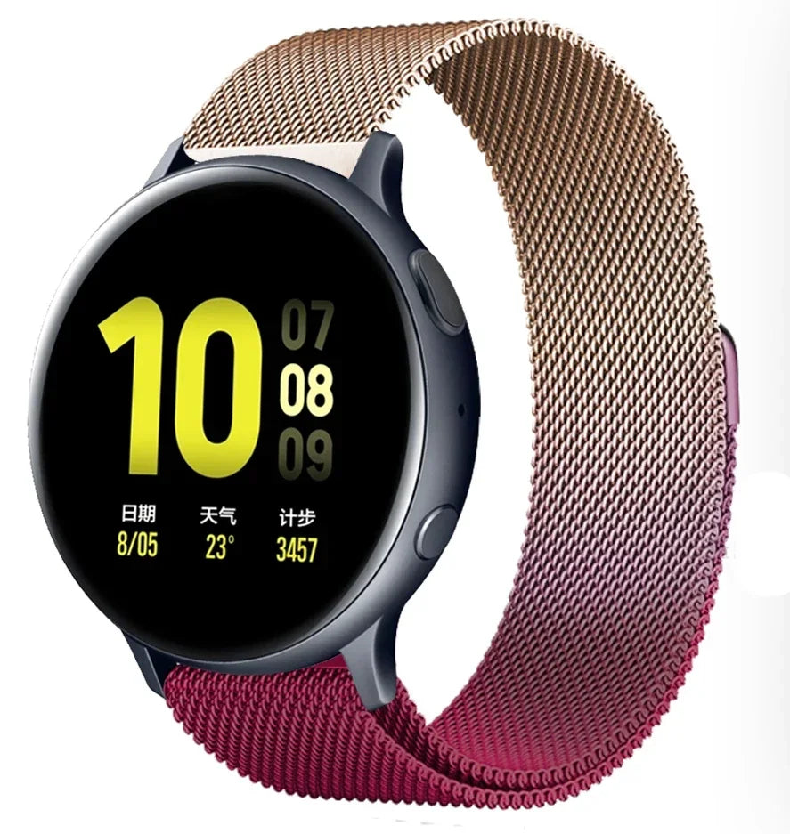 Strap for Samsung Galaxy watch Active 2/4/5/5Pro 44mm/40mm Magnetic loop 20mm 22mm Bracelet Galaxy Watch 6 4 classic 46mm 42mm