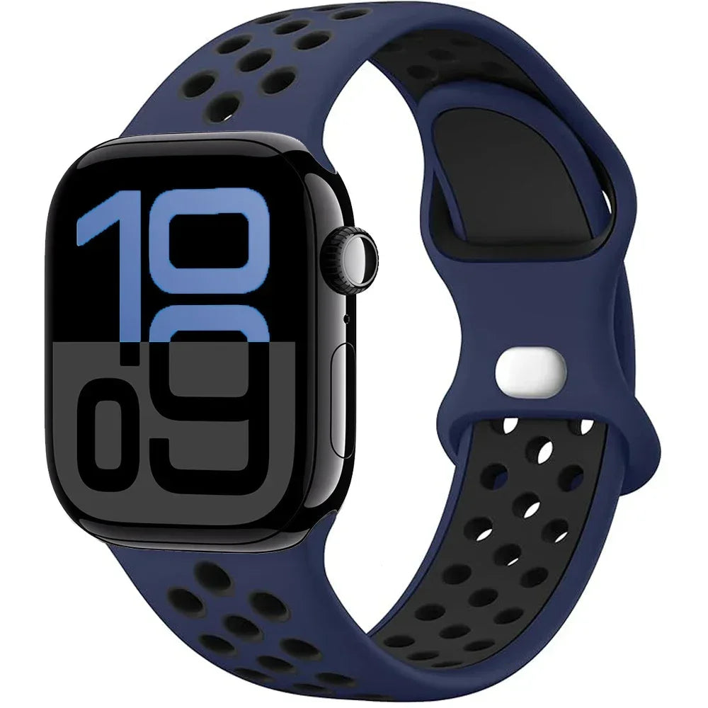 Flash Silicone band For Apple Watch 10 9 8 7 Ultra 2 49mm 46mm 45mm 42mm 41mm band Wristband Apple Watch 6 5 4 SE 44mm 40mm Belt