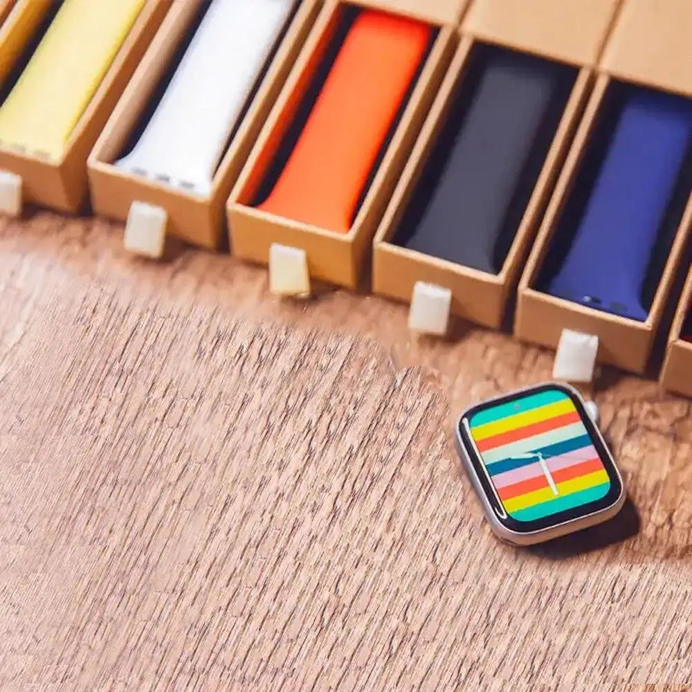 Solo loop band for Apple Watch band 44mm 40mm 45mm 41mm 42mm 49mm Silicone band correa Apple Watch Series 10 9 6 5 7 8 SE Ultra