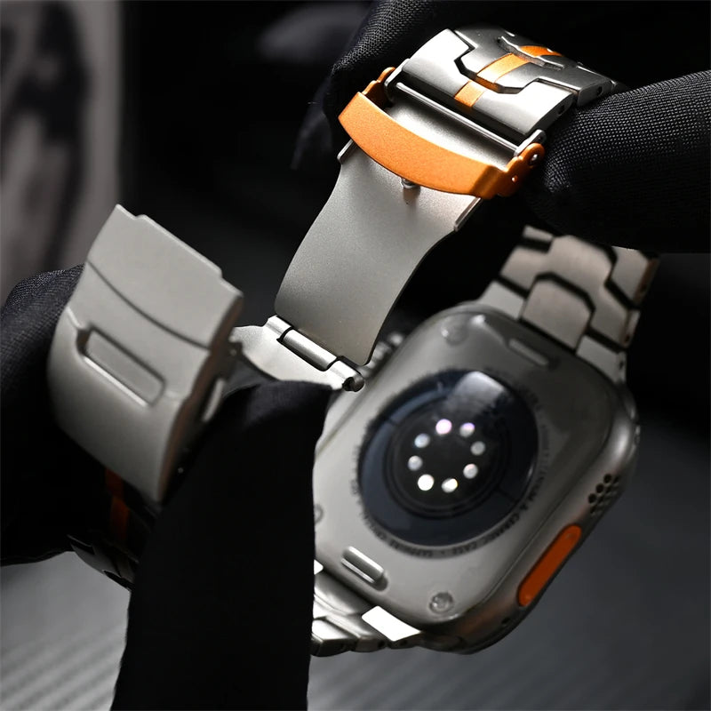 Stainless Steel band For Apple Watch Series 11 10 9 8 SE 3 46mm 45mm 42mm 44mm metal band For Apple Watch Ultra 3 2 1 49mm