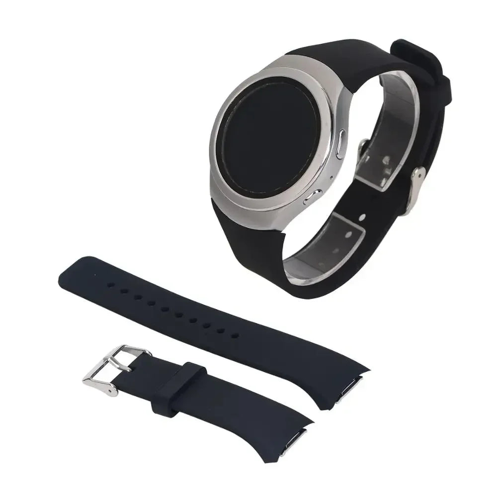 Silicone Watch Strap For Samsung Galaxy Gear S2 R720 Sport Smart Watch Replacement Bracelet For Gear S2 R720 Band