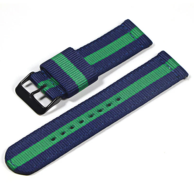 22mm Nylon watch strap For Samsung Galaxy watch 46mm 42mm Active2 Active1 Gear S3 frontier Sports nylon bang
