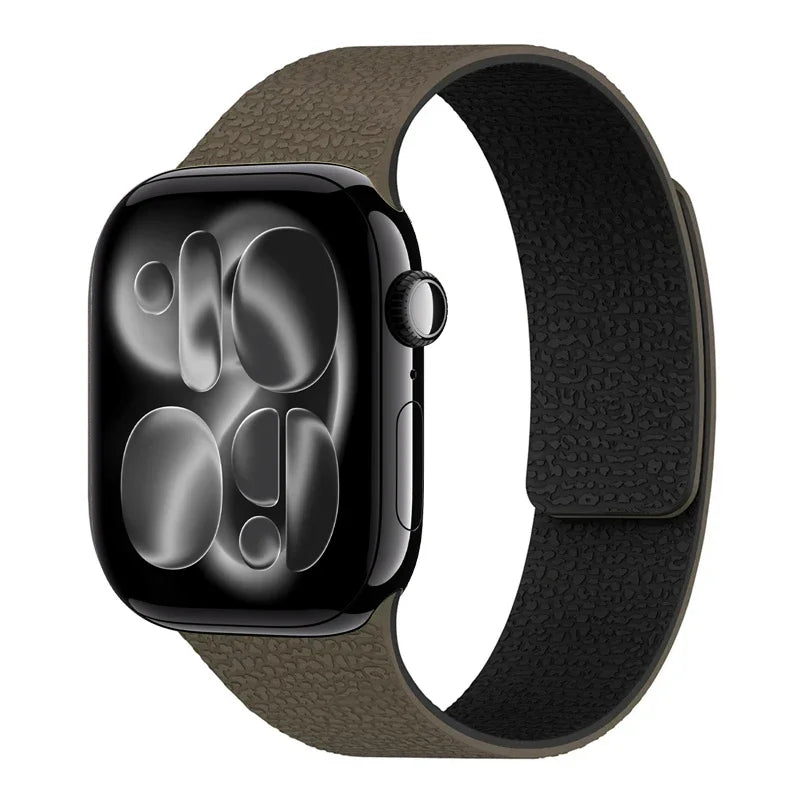 Magnetic band for Apple Watch Ultra3 2 1 49mm 45mm 42mm 46mm 40mm 41mm 2025 New silicone sport band Series 11 10 9 8 7 6 5 4 SE