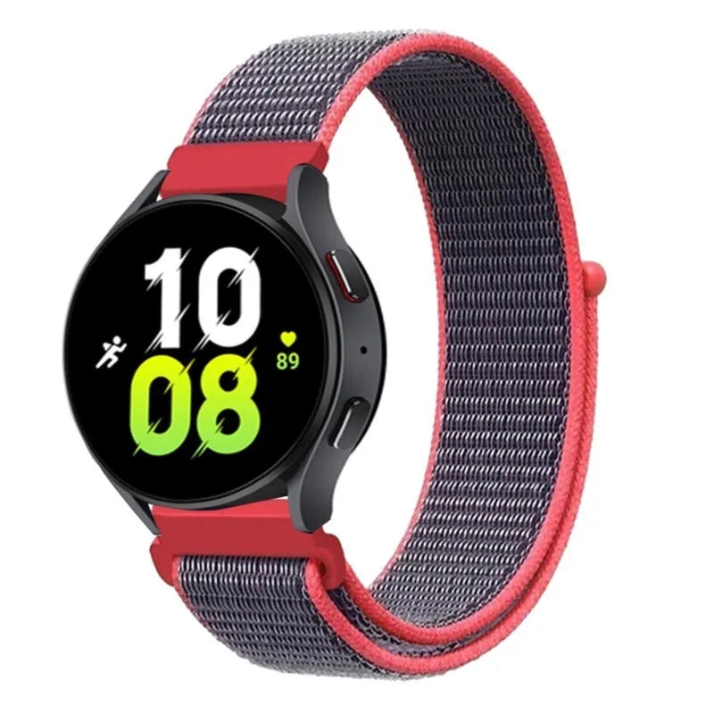 Nylon loop For Samsung Galaxy Watch 6 5 Pro/4/classic/gear s3 frontier/active Sport Bracelet Huawei watch gt2 3 22mm 20mm Strap