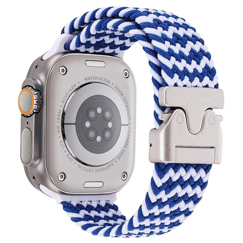 Parachute Nylon band For Apple Watch Ultra 2 11 10 9 8 7 6 5 4 SE Braided Durable Wristband Apple Watch 49mm 46mm 45mm 42mm 44mm 40mm 41mm