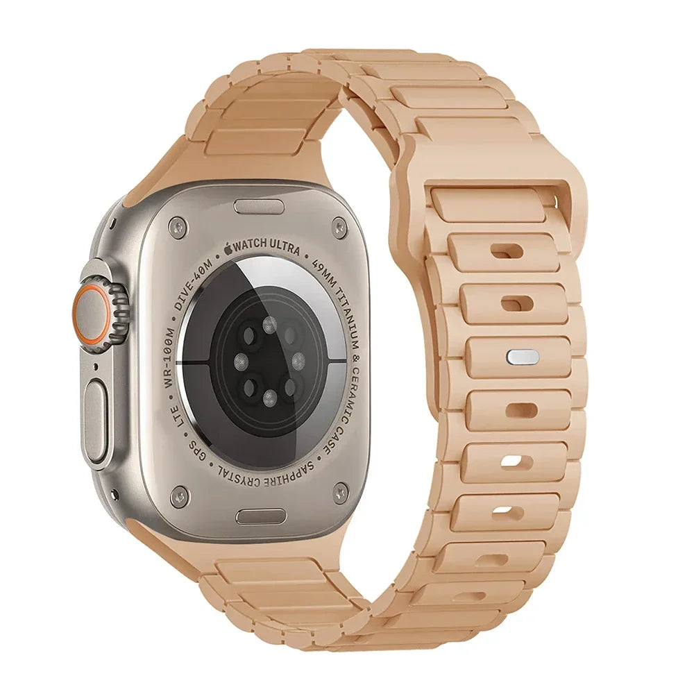 band For Apple Watch band 44mm 45mm Ultra 1 2 49mm 40mm 41mm 42mm 45mm 44mm Silicone band Apple Watch Series 10 9 8 SE 7 6 5 Band