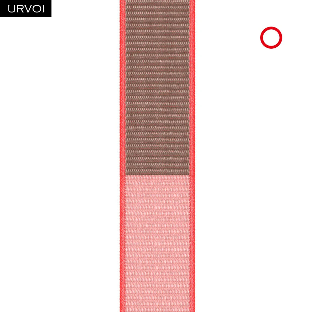 URVOI Sport Loop for Apple Watch Ultra 3 2 Series 11 10 9 8 SE3 Nylon loop for Apple Watch sport band 42mm 46mm breathabe hook fastener