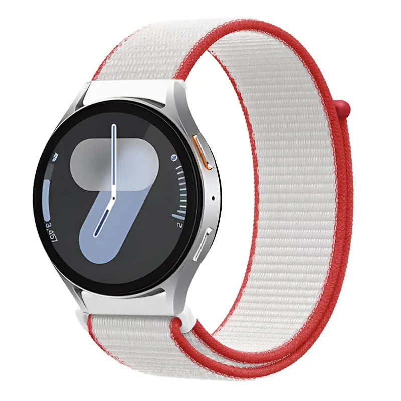 20mm 22mm Nylon Strap for Samsung Galaxy Watch 7/6/5/4 Huawei Watch 5/GT5/4/3 Pro 46mm Breathable Band for Garmin 970 965 955 55