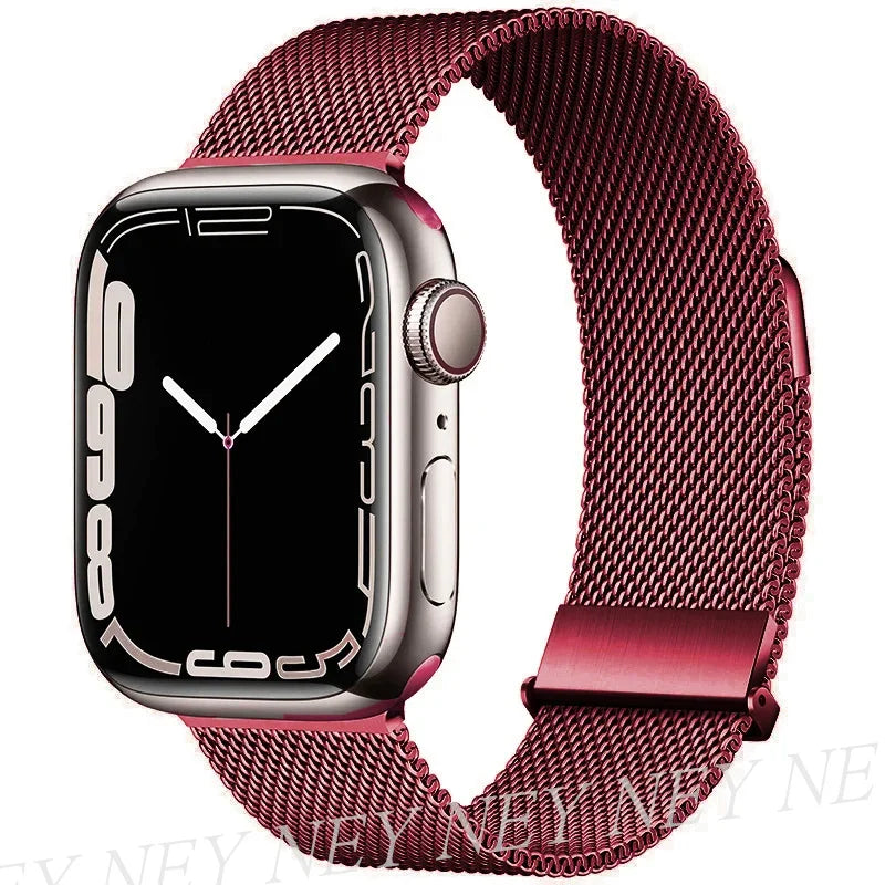 Milanese Loop for Apple Watch band 44mm 40mm Ultra 2 band 49mm 45mm 41mm 42mm 38mm 44mm band Apple Watch Series 8 7 6 SE 5 4 3