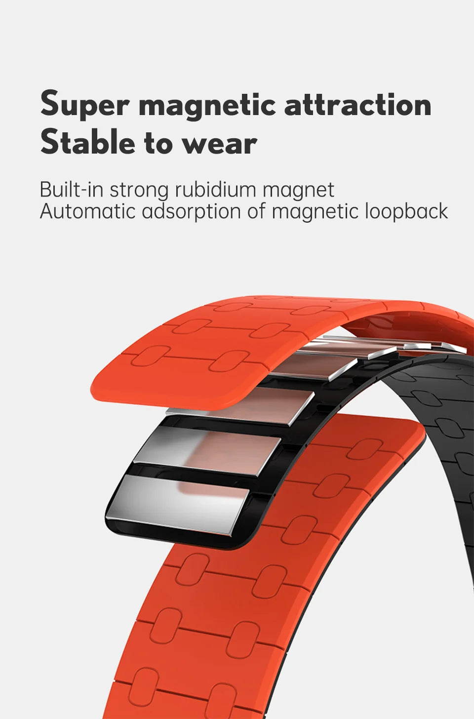 PZOZ Silicone Watch band For Apple Watch Ultra 3 2 49mm Chain Magnetic Wrist band For Apple Watch Series 11 10 9 8 Wristband