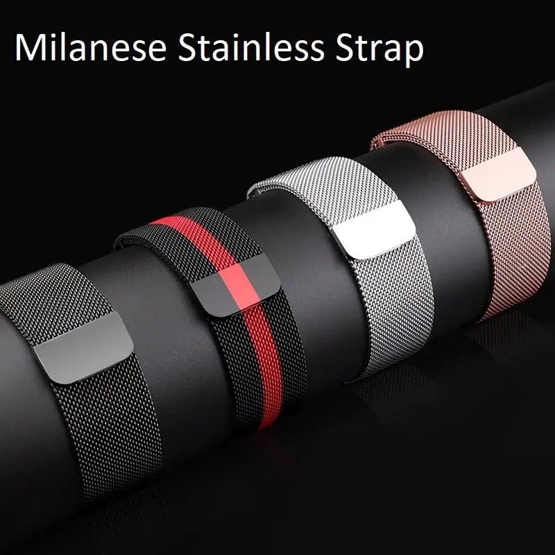 For Apple Watch band 11 10 9 8 SE 46mm 42mm 44mm 45mm Ultra 3 2 49mm 41mm Milanese Loop metal band correa Apple Watch bands