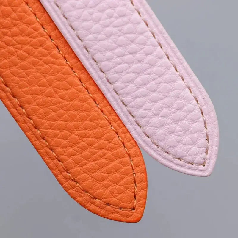 No Gaps Leather Band For Samsuang Galaxy Watch 7 6 5 4 40 44mm 5Pro Magnetic Buckle Strap Galaxy Watch 4 6 Classic 43 4742 46mm