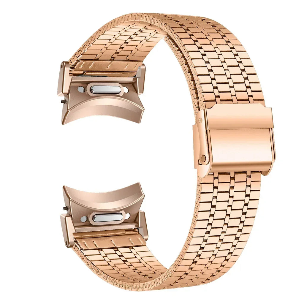 No Gaps Stainless Steel Strap for Samsung Galaxy Watch 7 6 5 4 40mm 44mm 6 4 Classic 47mm 43mm Metal Bracelet for 5Pro 45mm Band