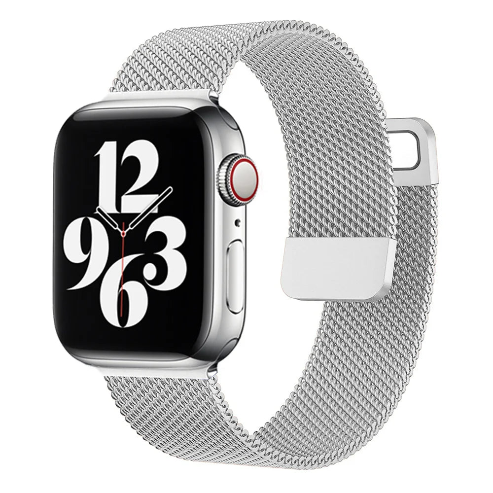 Milanese band For Apple Watch S10 46mm 42mm Ultra 2 49mm Magnetic band For Apple Watch Series 9 7 8 5 6 SE 44mm 45mm 41mm 40mm