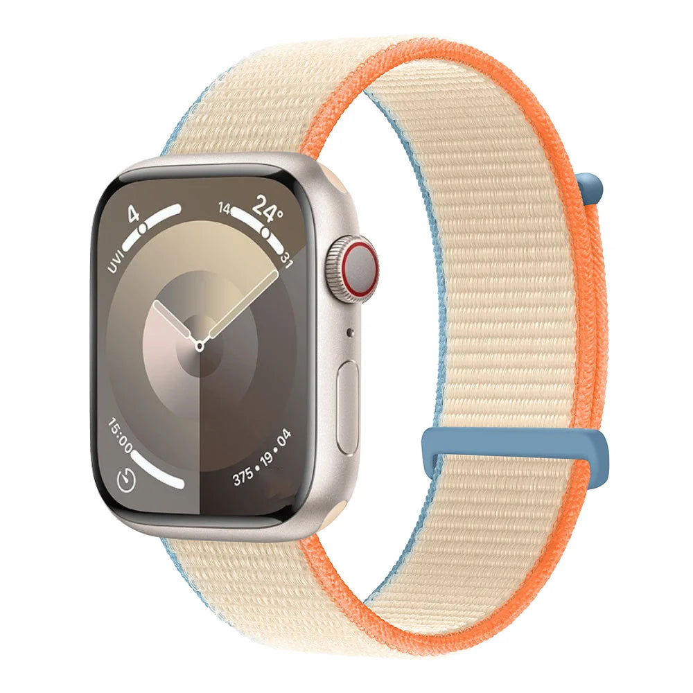 Nylon band for Apple Watch 11 10 46mm 42mm Ultra 3 2 49mm Breathable Replacement Wristband Apple Watch 9 8 7 6 5 SE3 45mm 41mm 44mm