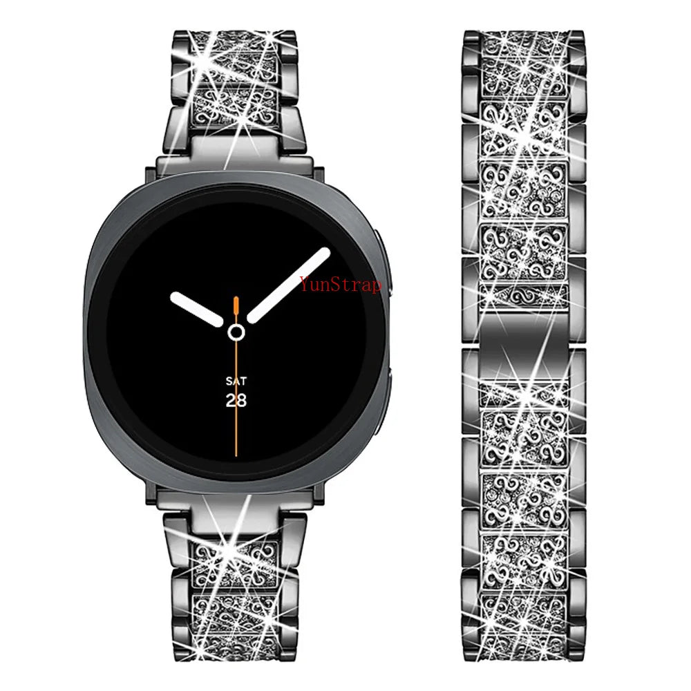 Samsung Galaxy Watch 8 8Classic Ultra Strap Metal Rhinestone Bracelet Galaxy 8 40mm 44mm 46mm 47MM Band