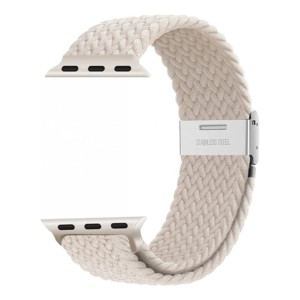 band For Apple Watch band 46mm 45mm 44mm 49mm 40mm 41mm 42mm Braided loop correa band Apple Watch Series 10 8 9 7 5 SE 6 4 Ultra