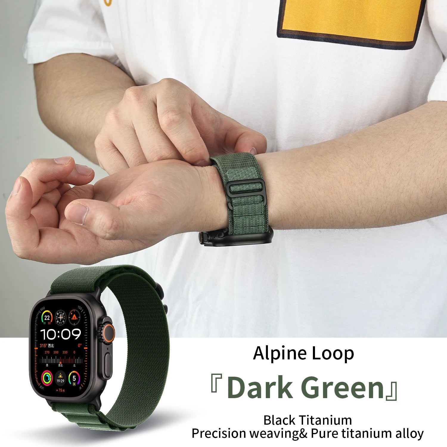 2025 New Suitable for Apple Watch High Quality Nylon band Alpine Loop For Watch Series 10 9 8 7 Ultra 2 band Apple Watch 49mm 46mm