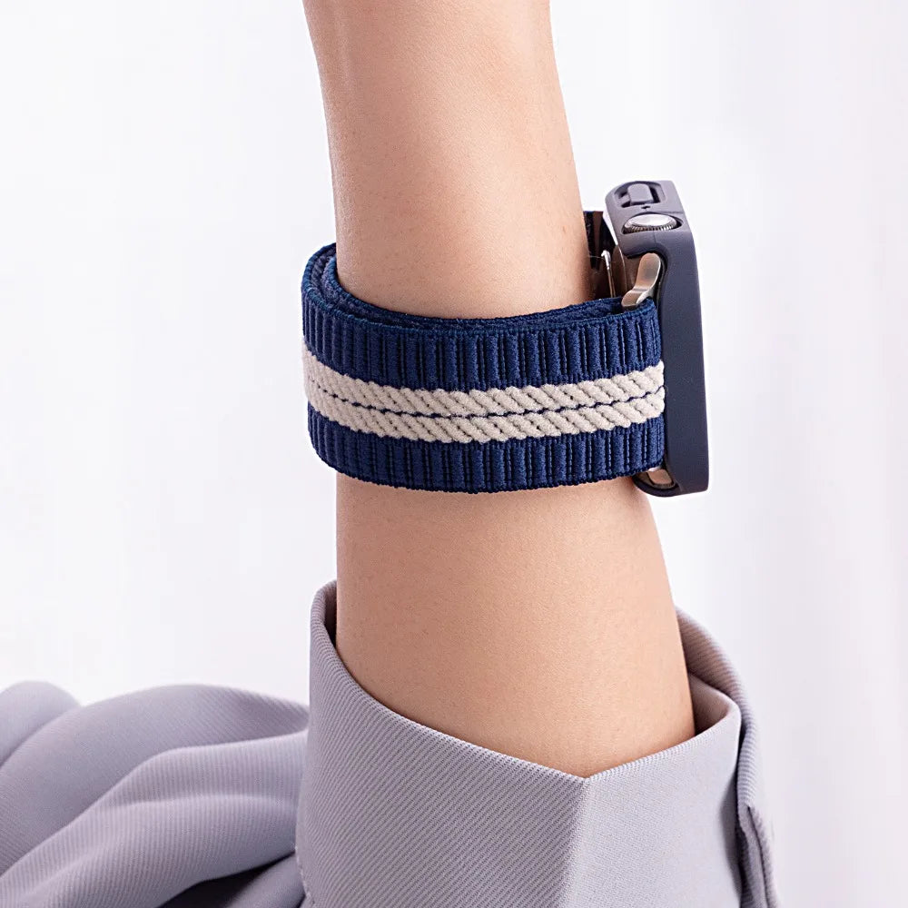 Nylon Parachute Buckle Twill band for Apple Watch band 49mm 46mm 42mm 45mm 44mm 41mm band Apple Watch 11 10 9 8 7 6 5 SE Ultra 3