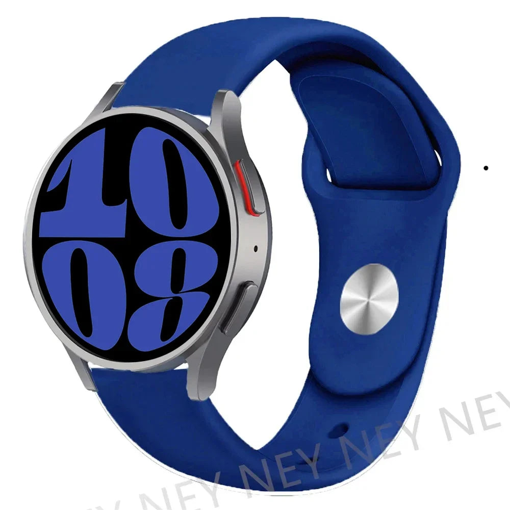 20mm 22mm strap For Samsung Galaxy watch 5 pro/6/4/Classic/Active 2/Gear S3 frontier silicone bracelet Huawei GT 2/2e/3 pro band