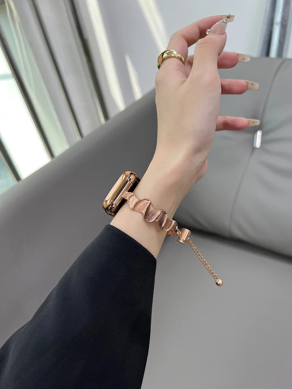 Women metal band for Apple Watch 10 Ultra 46mm 9 8 7 band 42mm 45mm 41mm Belt band Apple Watch Series 6 SE 40mm 44mm 49mm Watchband