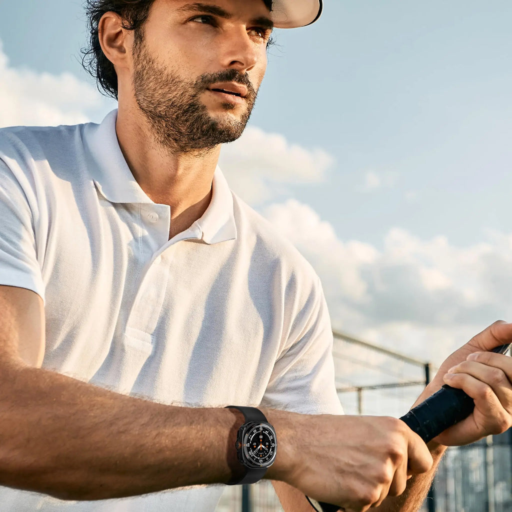 Original Silicone Band For Samsung Galaxy Watch Ultra Strap 47mm Accessories Sport Bracelet correa Galaxy Watch 7 Ultra 47 mm