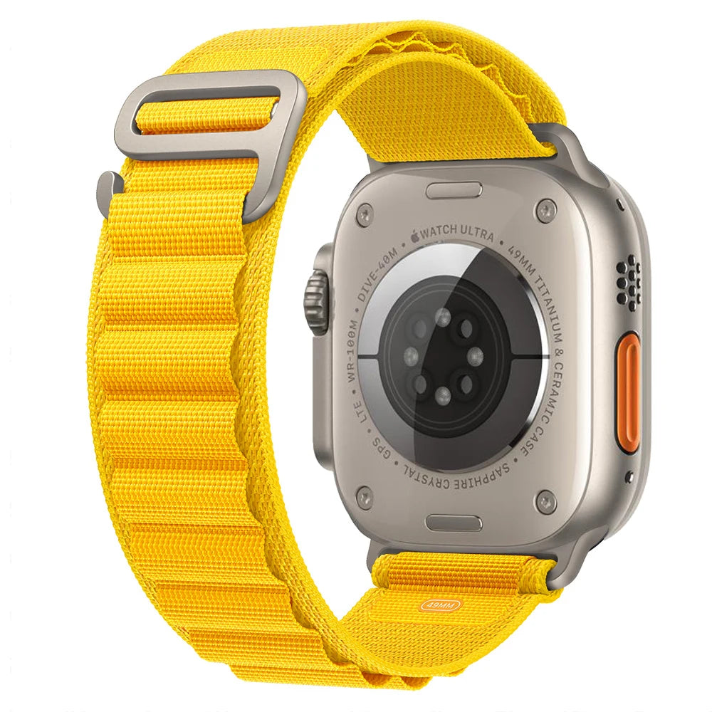 Alpine loop band for Apple Watch Ultra 2 band 49mm 44mm 40mm 41mm 45mm 42mm 46mm correa band Apple Watch Series 7 SE 3 8 9 10 11