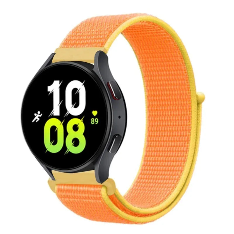 Nylon loop For Samsung Galaxy Watch 6 5 Pro/4/classic/gear s3 frontier/active Sport Bracelet Huawei watch gt2 3 22mm 20mm Strap