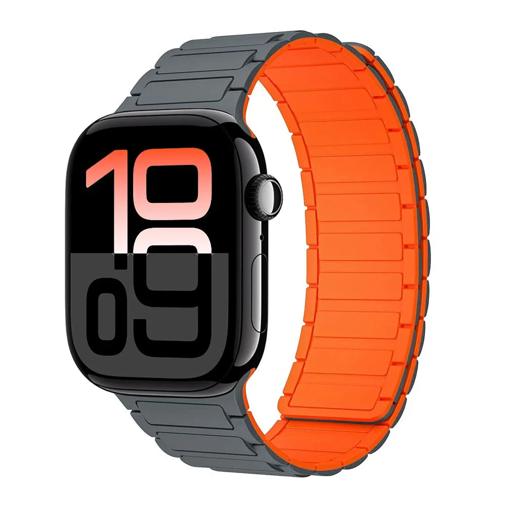 New Magnetic Silicone band for Apple Watch band Ultra 3 2 49mm 11 10 46mm 42mm band Belt Apple Watch 9 8 7 6 5 SE 45mm 41mm 44mm