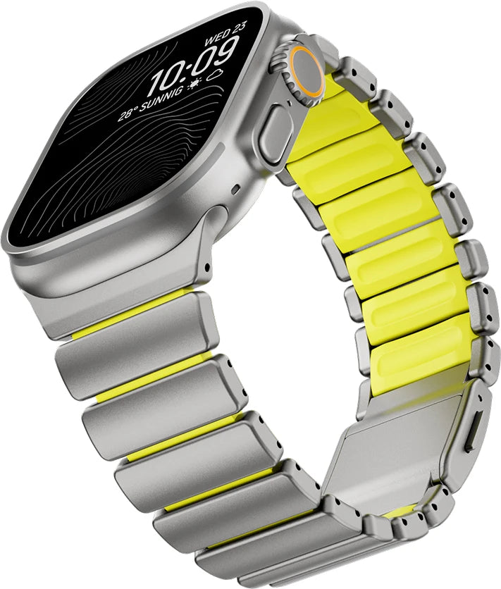 Titanium band for Apple Watch Ultra 3 2 band 49mm Series 11 10 46mm Magnetic band for Apple Watch 9 8 7 6 5 4 SE 3 44mm 45mm