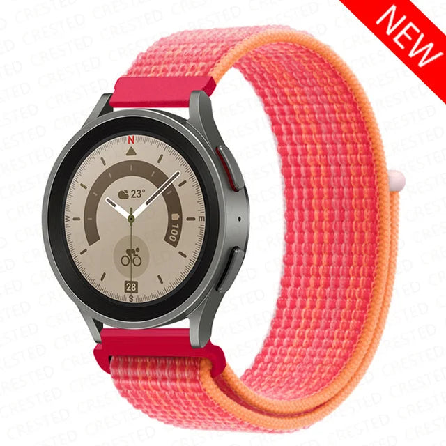 Band For Samsung Galaxy Watch 7/FE/4/5 Pro/6 classic/active 2 44mm 40mm Nylon correa Bracelet Huawei GT 2e 3 4 20mm 22mm Straps