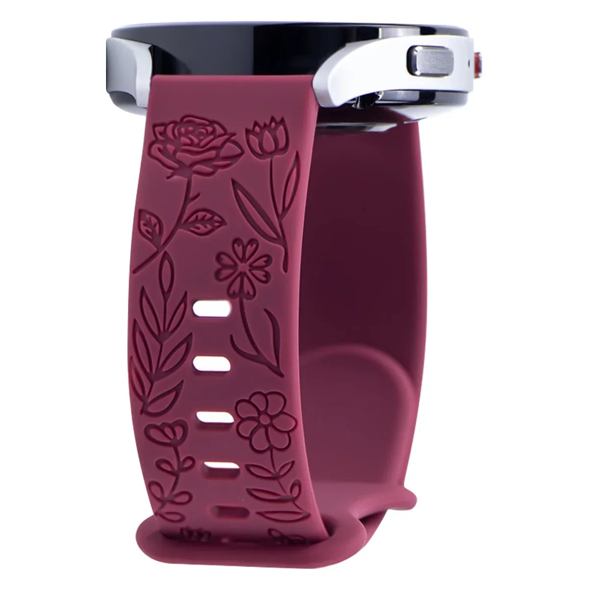 Prints Design Strap for Samsung Galaxy Fit 3 Watch Band Silicone Engraving Bracelet for Samsung Galaxy Fit3 Floral Wristband