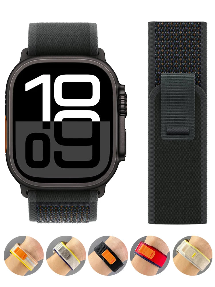 Trail Loop band for Apple Watch Ultra 3 2 band 49mm 46mm 44mm 45mm 40mm 41mm 42mm Correas band Apple Watch Series 11 10 SE 9 8 7