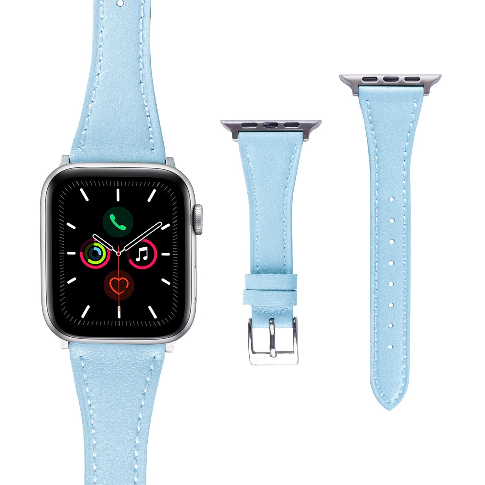 For Apple Watch band women Ultra 11 10 9 8 7 6 5 4 3 2 1 SE 38mm 40mm 41mm 42mm 44mm 45mm 46mm Leather Loop