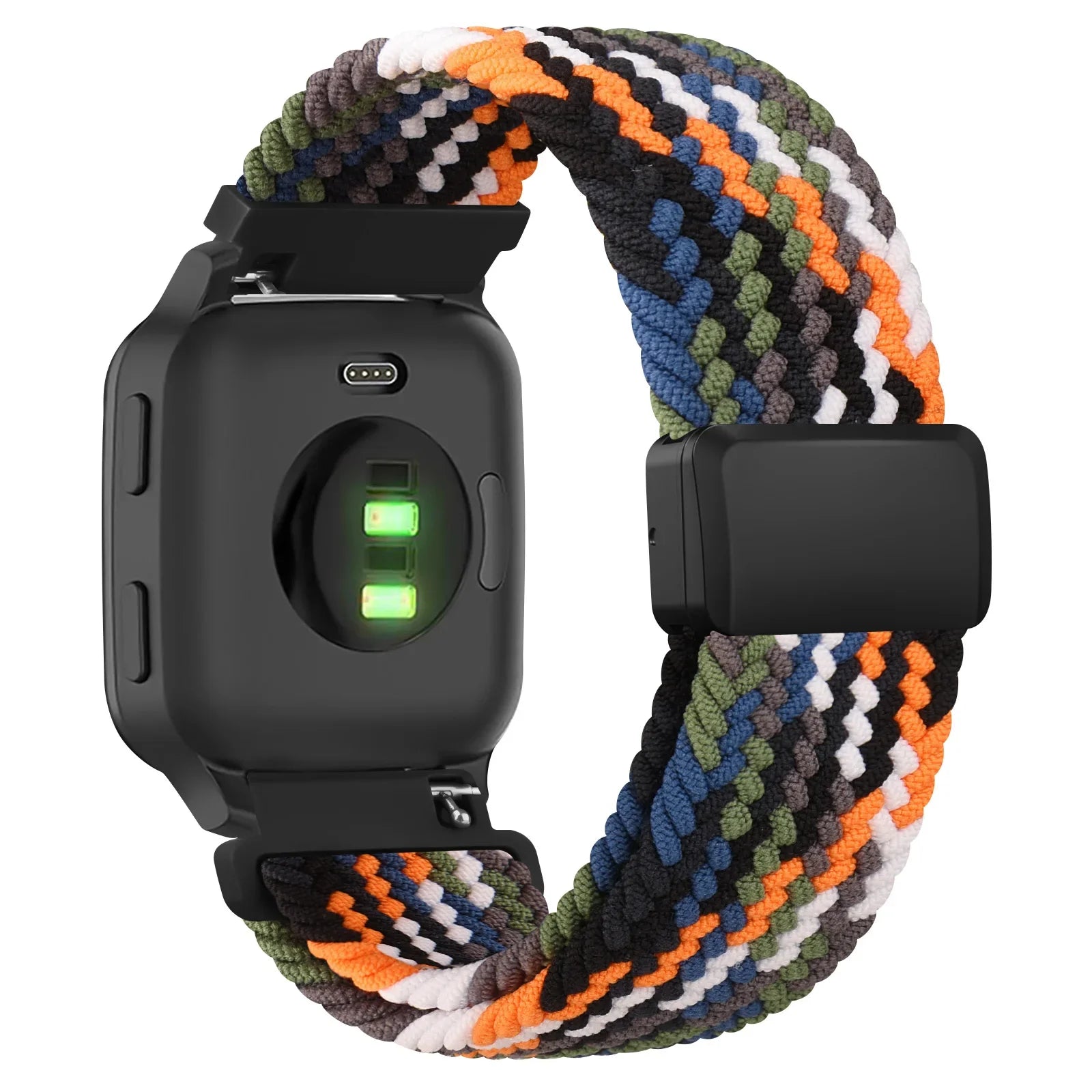 20mm Braided Magnetic Band For Samsung Galaxy Watch 7 6 5 4 40mm 44mm/Watch 4 6 Classic/Active 2/5Pro 45mm/Watch 3 41mm Strap