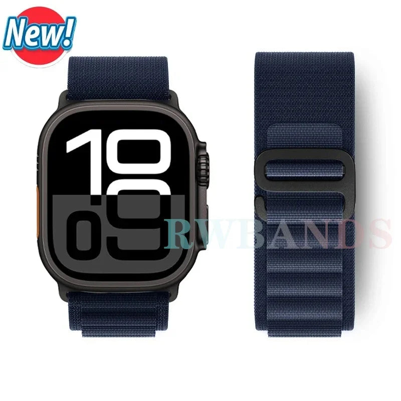 Alpine Loop band for Apple Watch Ultra 3 band 49mm 46mm 45mm 44mm 42mm 41mm 40mm Correa band Apple Watch Series 11 10 SE 9 8 7 6