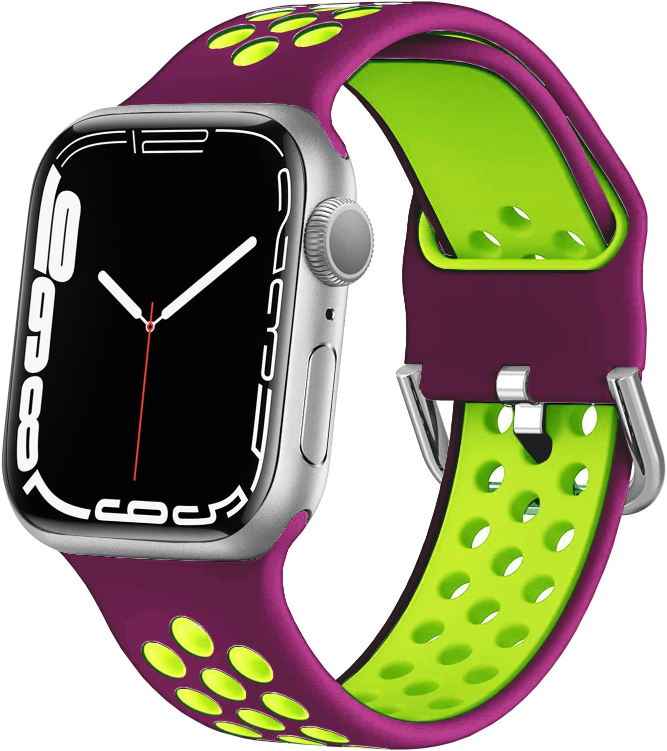 Silicone band For Apple Watch band 44mm 40mm 45mm 49mm 41mm 38mm 42mm 44mm band Apple Watch Ultra 2 Series 7 3 4 5 6 SE 8 Bands