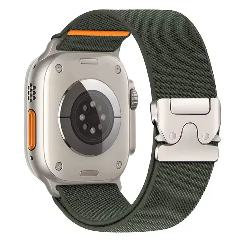 Nylon band for Apple Watch band 46mm 45mm 44mm 49mm 42mm 41mm 40mm Breathable Wristband Apple Watch Series Ultra 11 10 9 8 7 6 5 SE