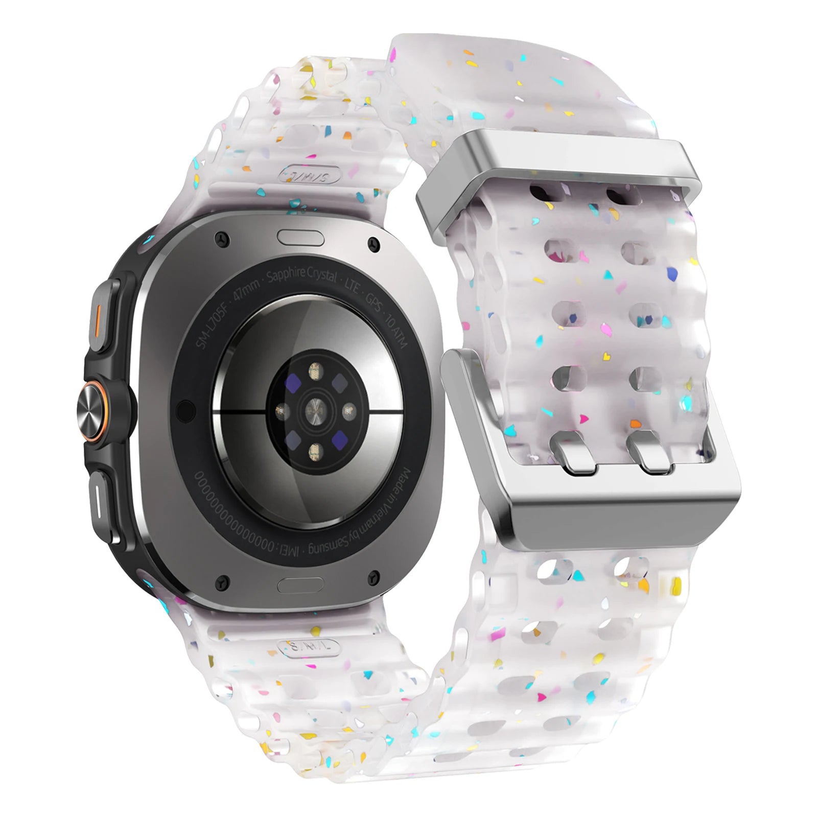 Luminous Strap for Samsung Galaxy Watch 7 Ultra 47mm Smart Watchband Silicone Bracelet for Galaxy Watch 7 Ultra Men Women Correa