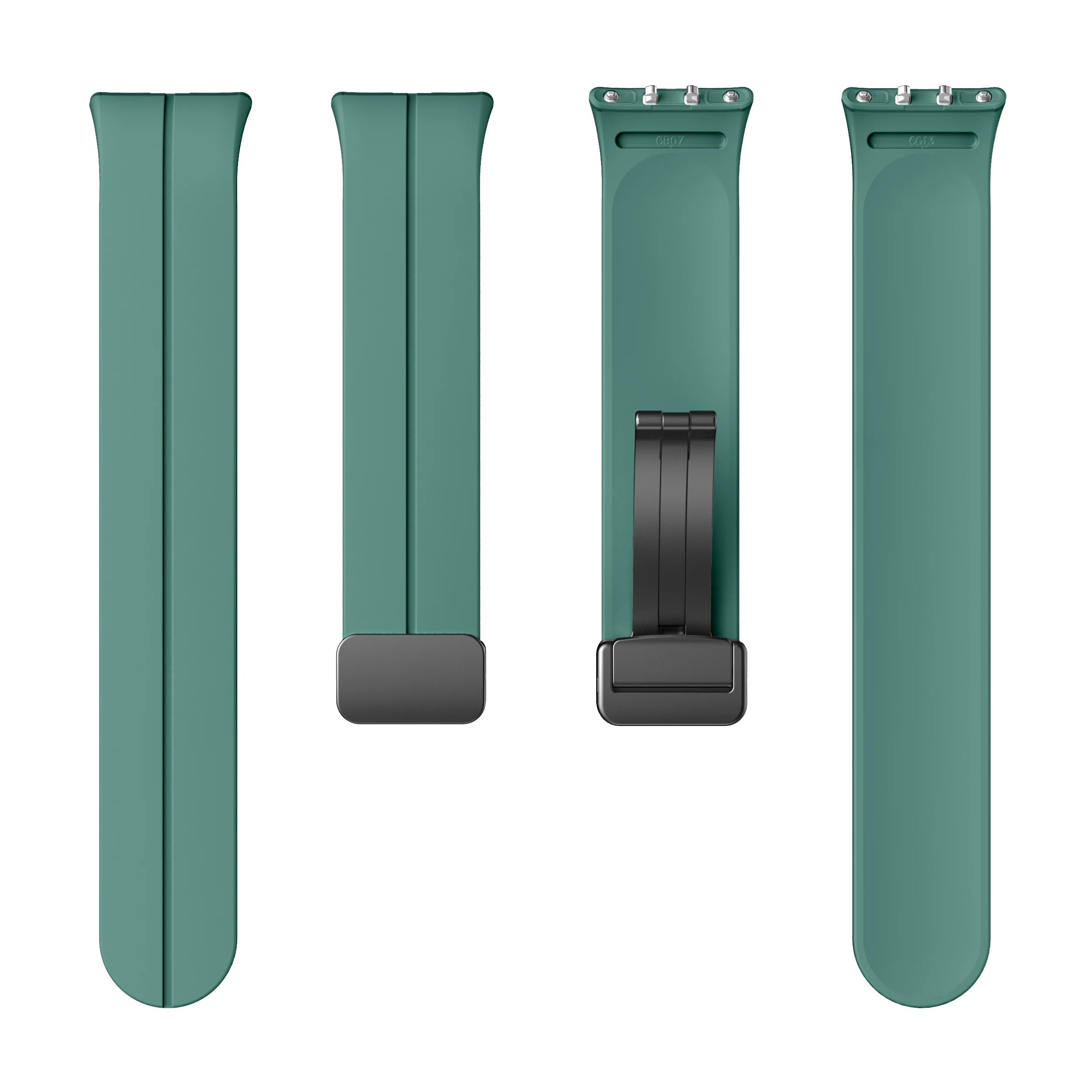 Sports Silicone Band For Samsung Galaxy Fit3 Fit 3 SM-R390 Magnetic D Buckle Strap Wristband Bracelet Replacement Accessories