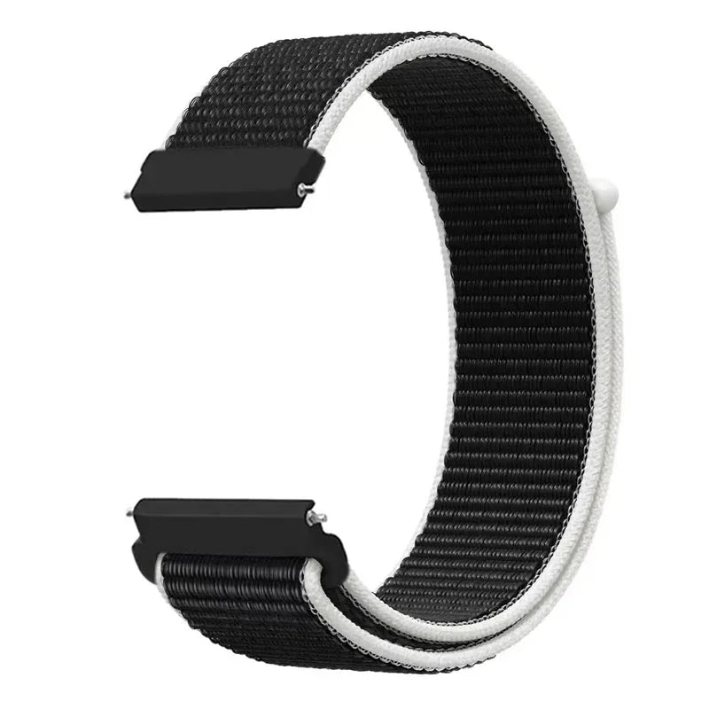 20mm 22mm Nylon Strap for Samsung Galaxy Watch 7/6/5/4 Huawei Watch 5/GT5/4/3 Pro 46mm Breathable Band for Garmin 970 965 955 55