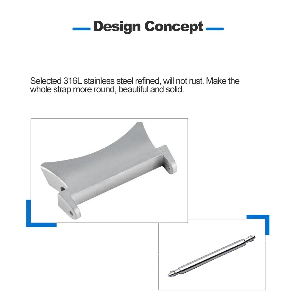 No Gaps Stainless Steel Strap for Samsung Galaxy Watch 7 6 5 4 40mm 44mm 6 4 Classic 47mm 43mm Metal Bracelet for 5Pro 45mm Band