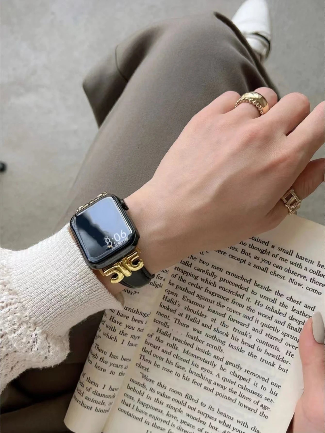 Luxury Leather loop For Apple Watch band women Series Ultra 10 9 8 7 6 5 4 3 2 1 38mm 40mm 41mm 42mm 44mm 45mm 46mm band