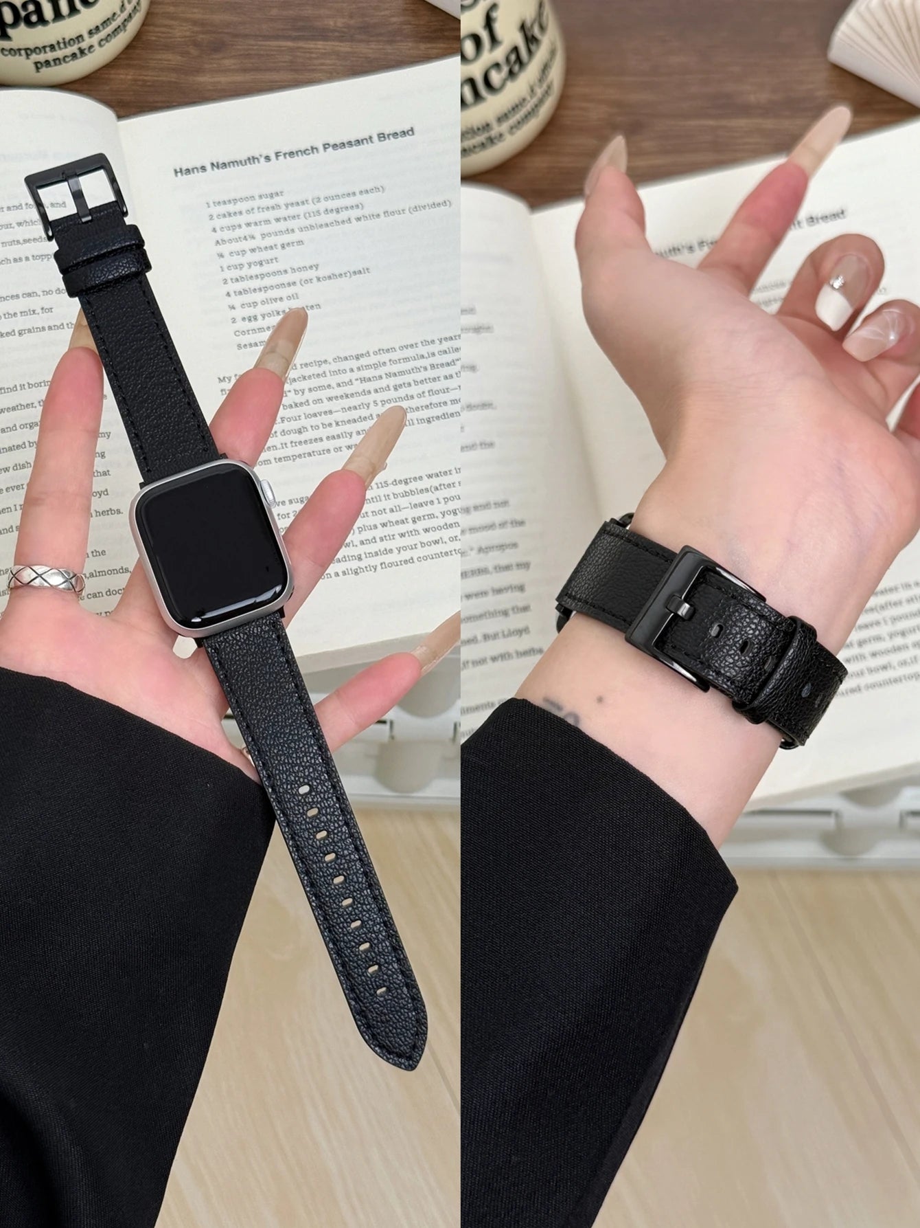 Leather Loop For Apple Watch band For Women Sport Correa 38mm 40mm 41mm 42mm 44mm 45mm 46mm 49mm , band For Apple Watch