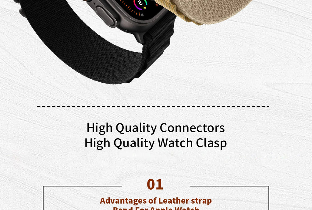 2025 New Suitable for Apple Watch High Quality Nylon band Alpine Loop For Watch Series 10 9 8 7 Ultra 2 band Apple Watch 49mm 46mm